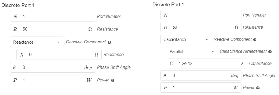 Discrete port